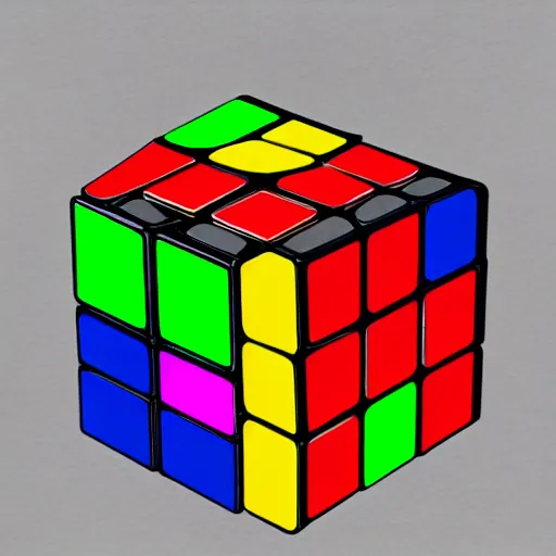 Prompt: rubik's cube