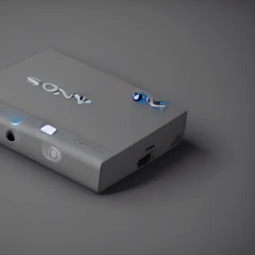 Prompt: isometric 3 d low - poly render of a sony walkman, soft lighting, unreal engine 5