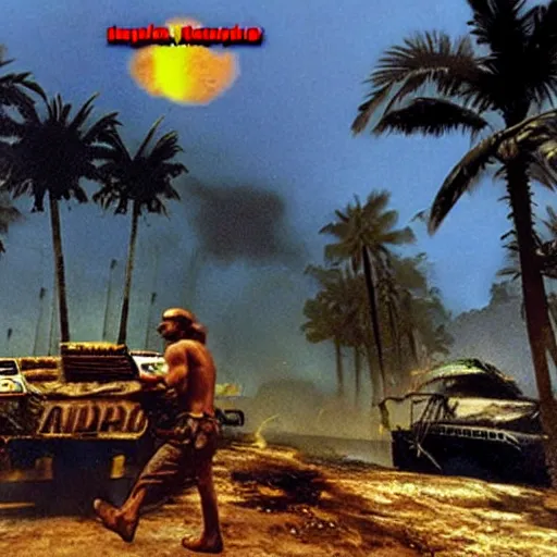 Image similar to apocalypse now for the nintendo 6 4