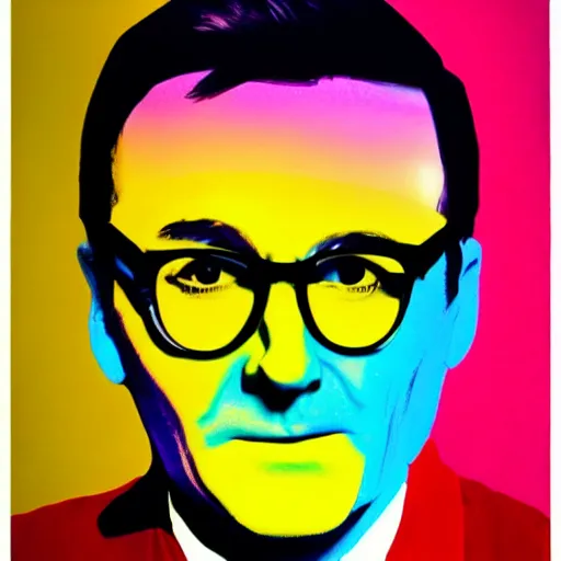 Prompt: rainbow sean lock. pop art.