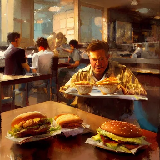 Image similar to fast food, craig mullins