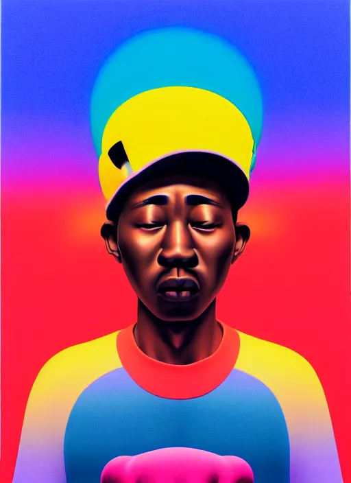 Prompt: hiphop cover by shusei nagaoka, kaws, david rudnick, airbrush on canvas, pastell colours, cell shaded, 8 k