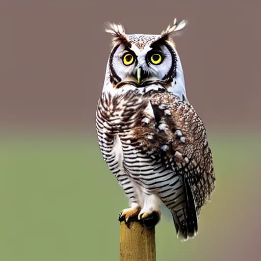 Image similar to hybrid owl and bee - h 7 0 4