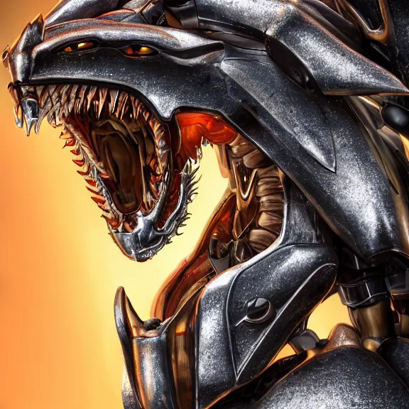 Image similar to detailed shot of a human getting eaten and swallowed, by a gigantic goddess elegant beautiful stunning anthropomorphic hot robot mecha female dragon, with sleek silver metal armor, OLED visor over eyes, micro art, prey, vore, digital art, mawshot, dragon vore, dragon maw, furry art, high quality, 8k 3D realistic, macro art, micro art, Furaffinity, Deviantart, Eka's Portal, G6