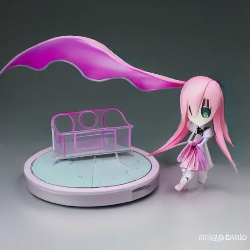 Image similar to incubator from mahou shoujo madoka magica, product shoot, studio lighting