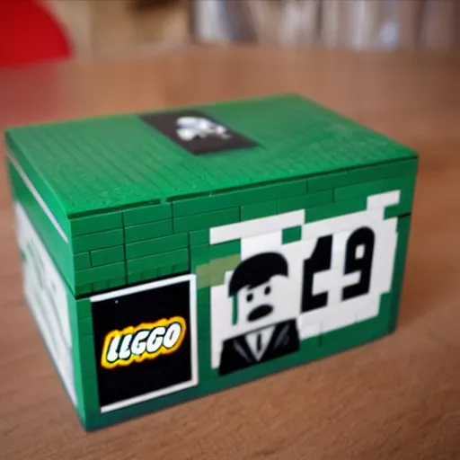 Prompt: Hitler Lego box