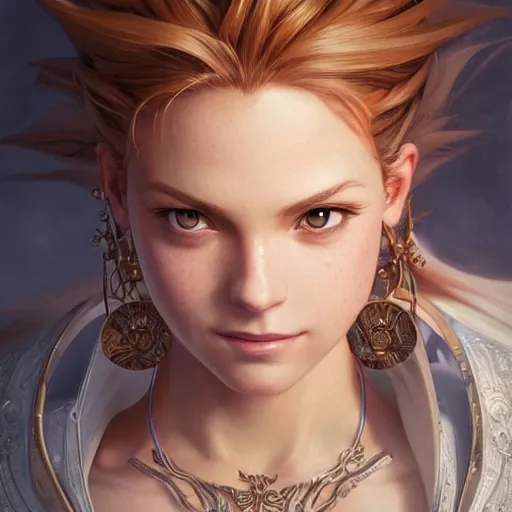 Image similar to ultra realistic illustration, marle from chrono trigger, intricate, elegant, highly detailed, digital painting, artstation, concept art, smooth, sharp focus, illustration, art by artgerm and greg rutkowski and alphonse mucha