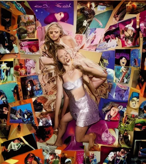 Image similar to award winning photo of Sarah Chalke, by David LaChapelle