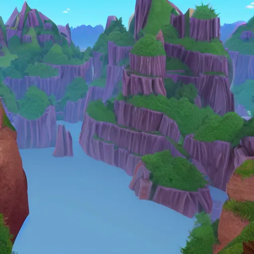 Prompt: ( ( ( ( ( ( ( ( spyro ) ) ) ) ) ) ) ) zhangjaijie mountains skybox texture out of bounds