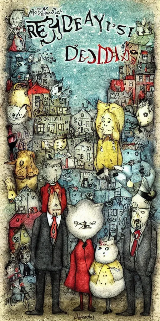 Prompt: a president's day scene by alexander jansson