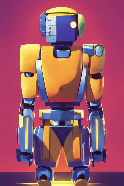 Image similar to metabots medabots medarotto medarot robot minimalist comics helmet mask neon cybereye, behance hd by jesper ejsing, by rhads, makoto shinkai and lois van baarle, ilya kuvshinov, rossdraws global illumination ray tracing hdr radiating a glowing aura