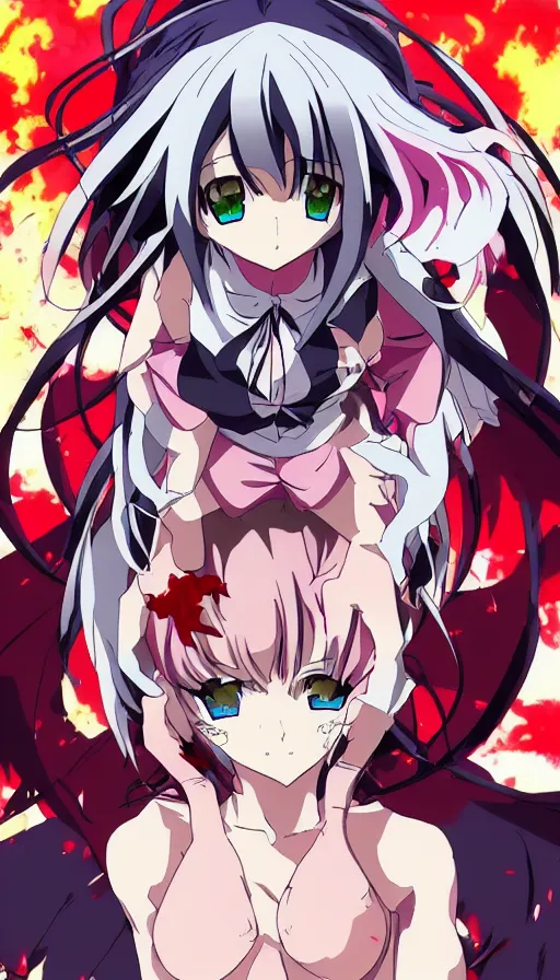 Image similar to the devil drawn like the anime Gabriel DropOut