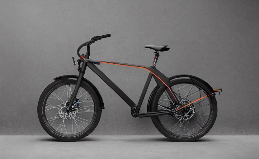 Prompt: the electric tesla bicycle will release soon, product photography