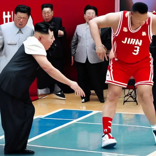 Kim jong on sale un basketball