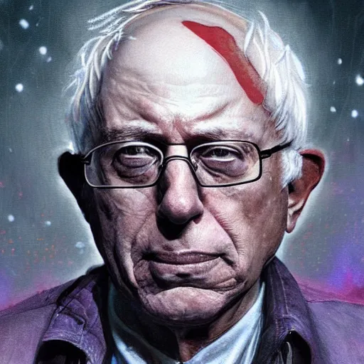 Prompt: hyperrealistic mixed media painting of Bernie Sanders as a Witch Doctor, stunning 3d render inspired art by P. Craig Russell and Barry Windsor-Smith, 8k octane beautifully detailed render, post-processing, extremely hyperdetailed, intricate, epic composition, grim yet sparkling atmosphere, cinematic lighting + masterpiece, trending on artstation, very detailed, masterpiece, stunning