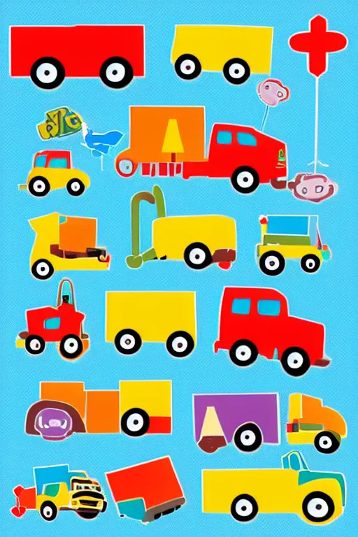 Image similar to kids birthday truck graphic clip art