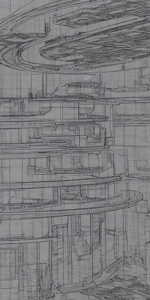 Image similar to architectural blueprint, overlooking, mars base buildings, design sense, high detail, 8 k, sketch.