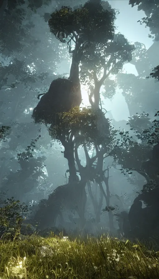 Image similar to The end of an organism, with CRYENGINE