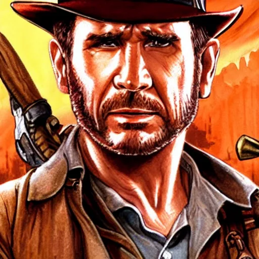 Image similar to Dan Ryckert as Indiana Jones