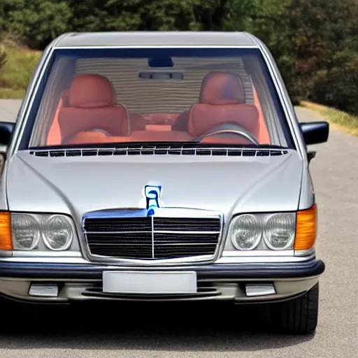 Prompt: Mercedes-Benz in the body 220 (w220) 2002 old year