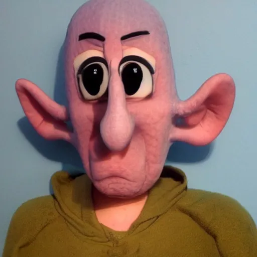 Prompt: luis majul as Squidward, realistic style, 8k