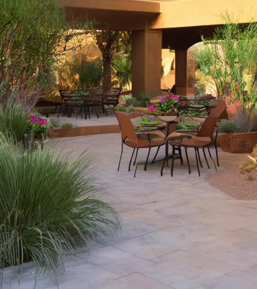 Image similar to desert bloom inside the patio