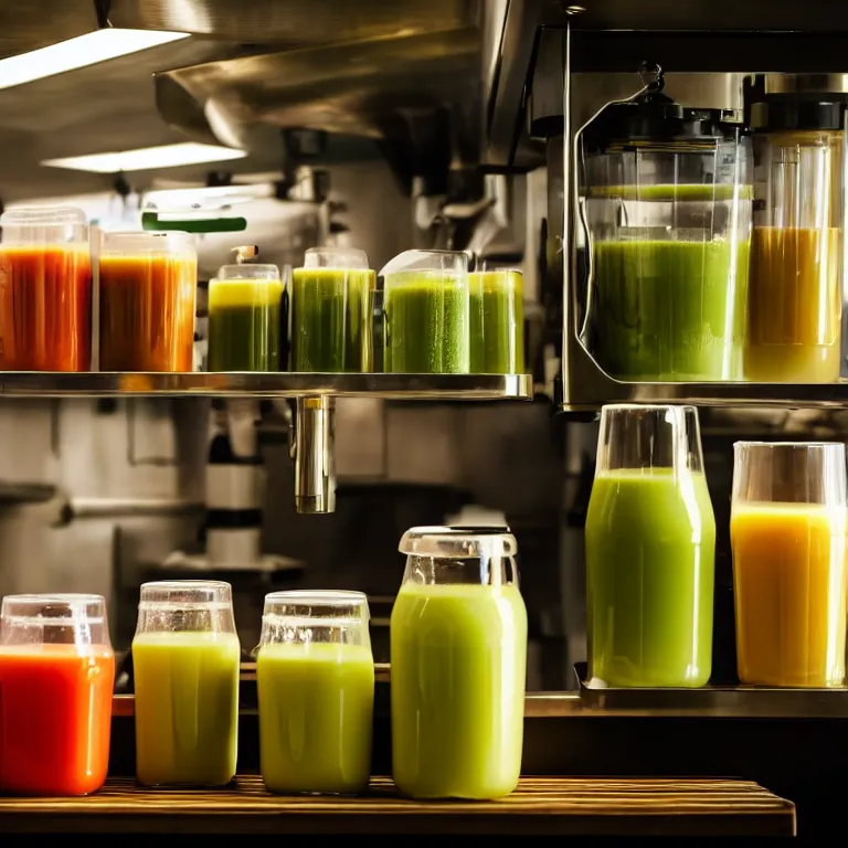 Prompt: an hd photo of the juicing room, national geographic, warm lighting, 1 6 k