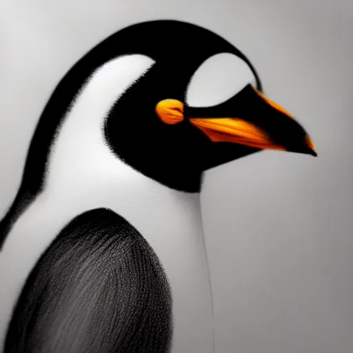 Prompt: sketch of a cut pingouin, sharp focus, trending on artstation, cinematic lighting, hyper realism, 8 k, hyper detailed, vivid, ultra detailed, highly detailed