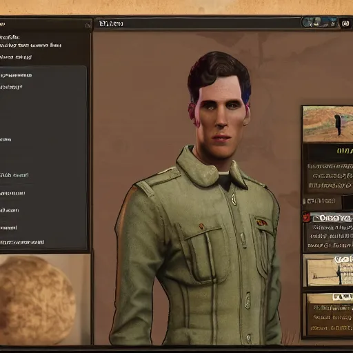 Prompt: jerma985 in Disco Elysium