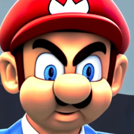 Image similar to photorealistic mr. bean in mario cart. n 6 4, nintendo, gamecube