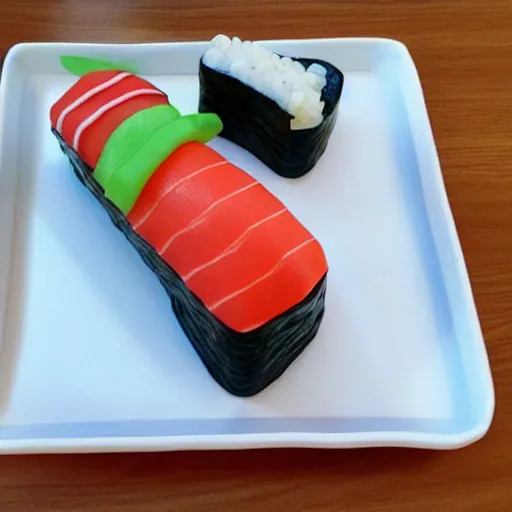 Image similar to sushi birthday cake