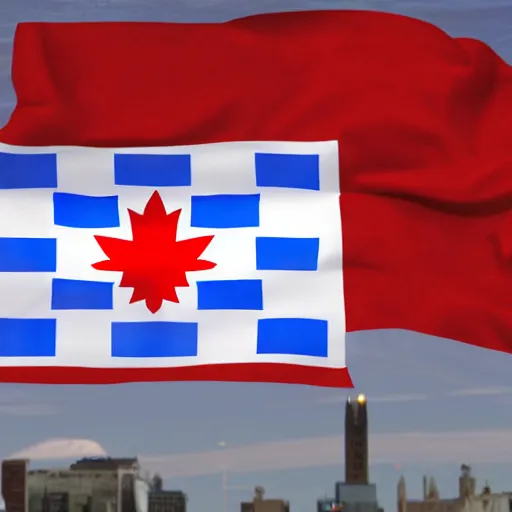 Image similar to quebec flag