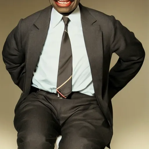 Image similar to black mr bean, photo