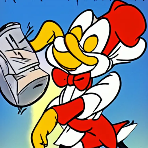 Prompt: Scrooge McDuck