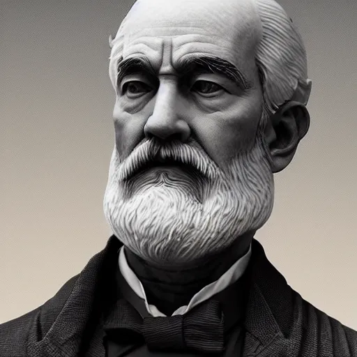 Image similar to hyperrealistic mixed media image of Robert E Lee, stunning 3d render inspired art by István Sándorfi and Greg Rutkowski, perfect facial symmetry, realistic, highly detailed attributes and atmosphere, dim volumetric cinematic lighting, 8k octane extremely hyper-detailed render, post-processing, masterpiece,