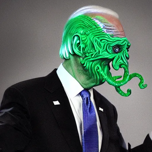 Image similar to joe biden as cthulu