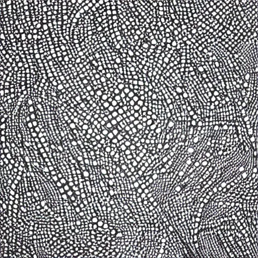 Image similar to “human figures are woven and entangled in harmonious patterns, rendered with stippled dots and tiny lines, monochromatic, black and white, excellent use of positive and negative space, hd”