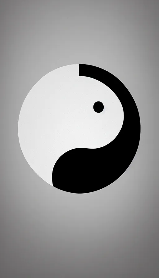 Image similar to Abstract representation of ying Yang concept, by CGSociety