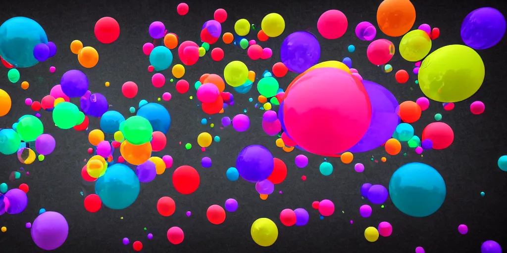 Prompt: floating bubbles, award winning, 8k, colorful, volumetric, digital art, hyper detailed