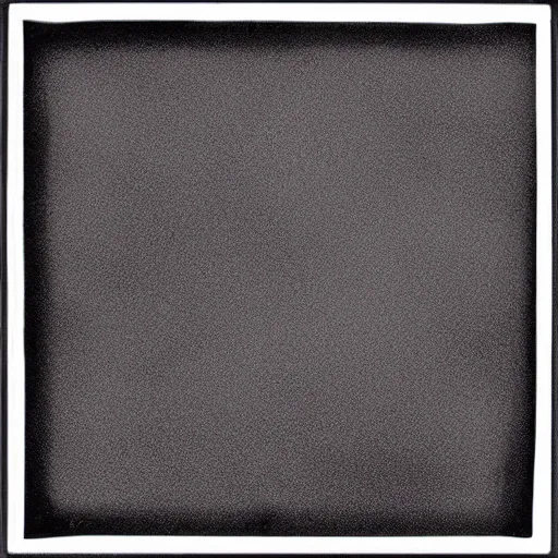 Prompt: filled square of the blackest black ink, solid color, full frame, 8 k scan, no border