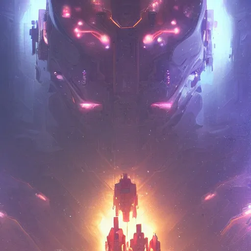 Image similar to portrait sci-fi art by Greg Rutkowski and Ruan Jia, 3 wee guys, solar flares, futuristic environment, detailed and intricate environment, fractal biomech, cyberpunk, neon color, purple bioluminescence, gold and black metal, dramatic lighting, cinematic, high technology, highly detailed portrait, digital painting, artstation, concept art, smooth, sharp focus, ilustration, Artstation HQ,