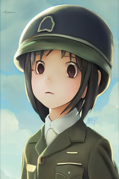 Image similar to beautiful little boy in nazi male uniform. made in abyss art style, sharps focus, cute detailed artwork, anatomically correct, ilya kuvshinov, reflection, perfect composition, wallpaper mobile, digital art, detailed anime soft face, symmetrical face, western comic, illustration, realistic, smooth, lois van baarle, soft details, illumination