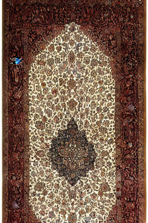 Image similar to realistic persian rug