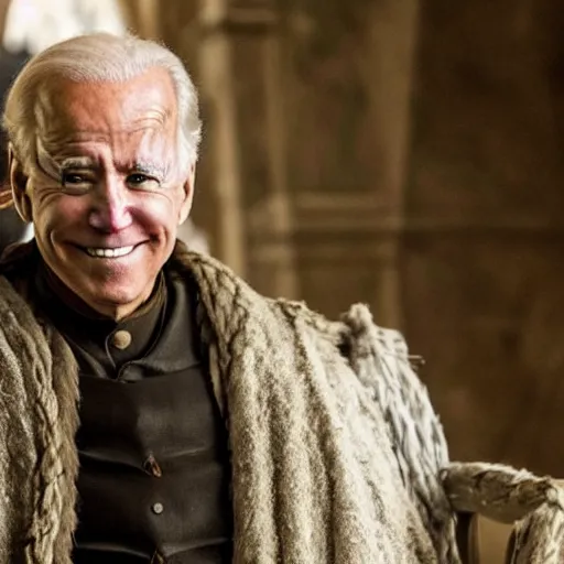 Image similar to Joe Biden as the High Sparrow in Game of Thrones