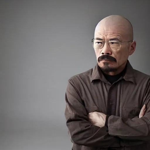 Image similar to asian Walter White