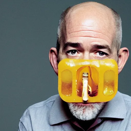 Image similar to michael stipe in a jar of honey