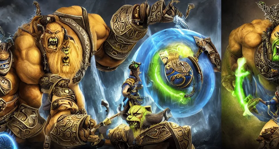 Image similar to the two complementary forces that make up all aspects and phenomena of life, from Warcraft