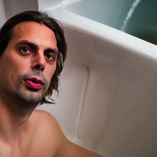 Prompt: thierry baudet on a bidet