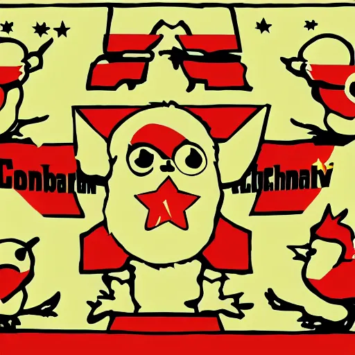 Image similar to communist baby chicks constructivism