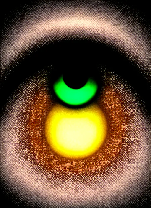 Image similar to macro human eyes!, black centered dot pupil, circle iris ring, happy smiling human eyes, round iris textures, eyelashes, tired half closed, advanced art, art styles mix, from wikipedia, wet eye relections, hd macro photograph, montage of grid shapes